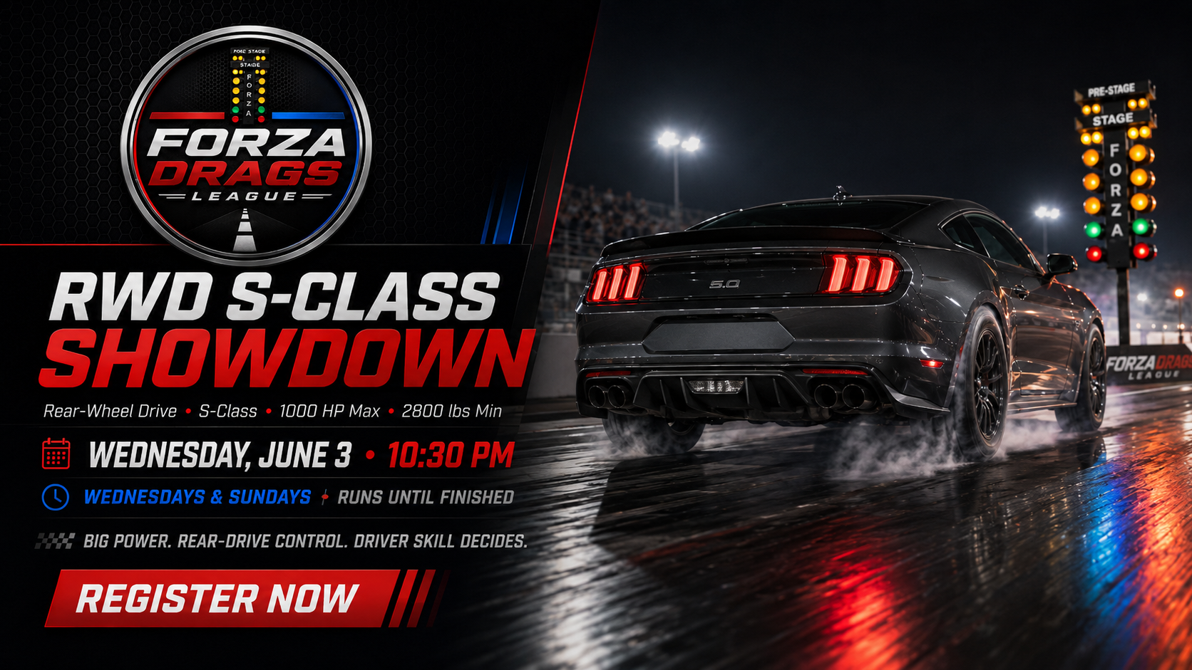 RWD S-Class Showdown — featured tournament