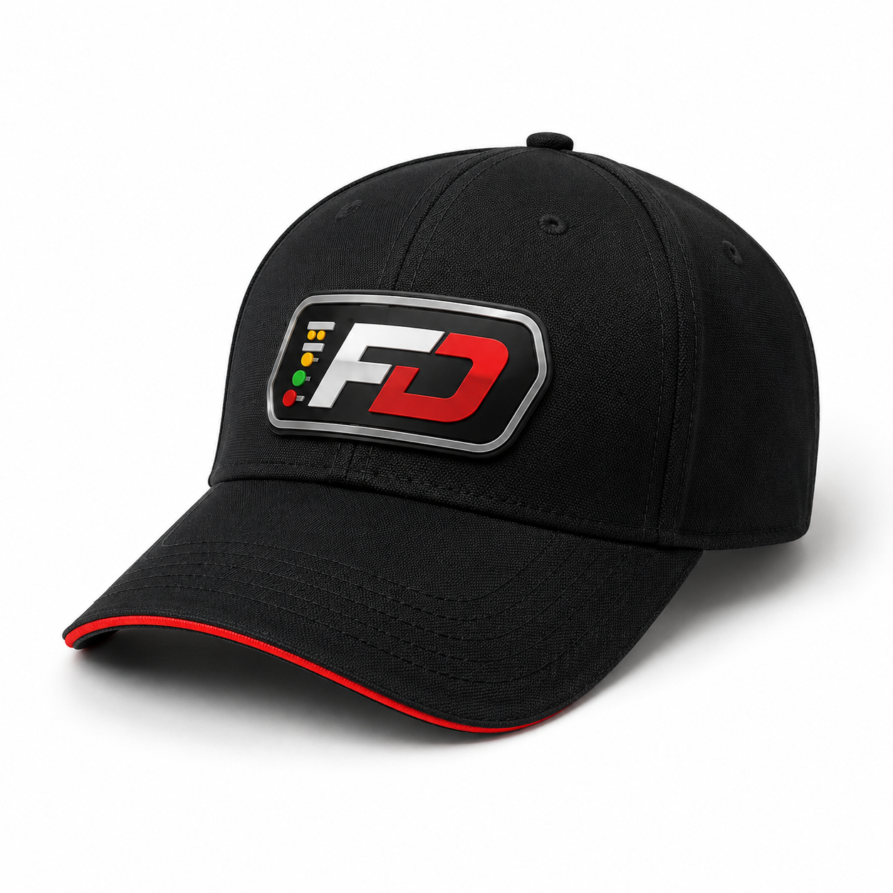 FD Patch Cap — Red Brim